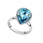 Inel Waterdrop Crystal